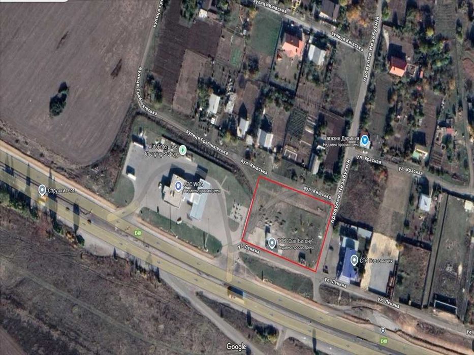 Фасадна ділянка на М03 Київ–Харків  – Готовий майданчик під ваш бізнес