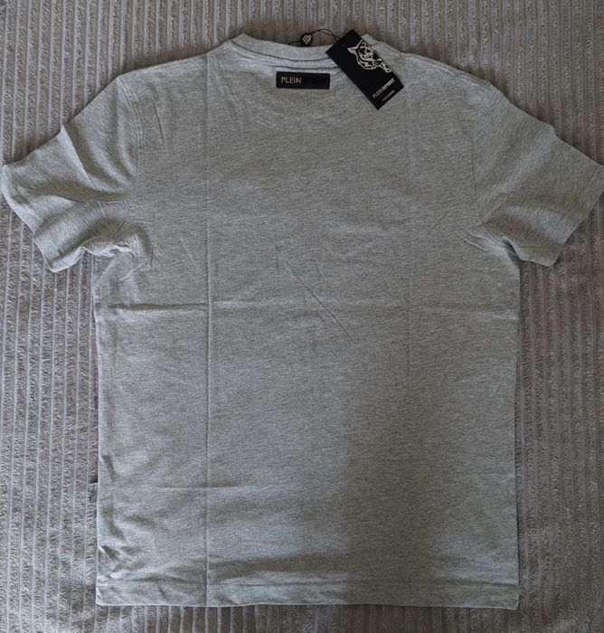 Szary t-shirt XXL Philipp Plein