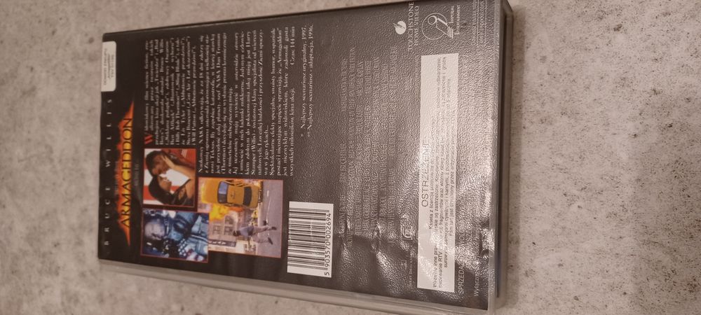 Armageddon kaseta VHS