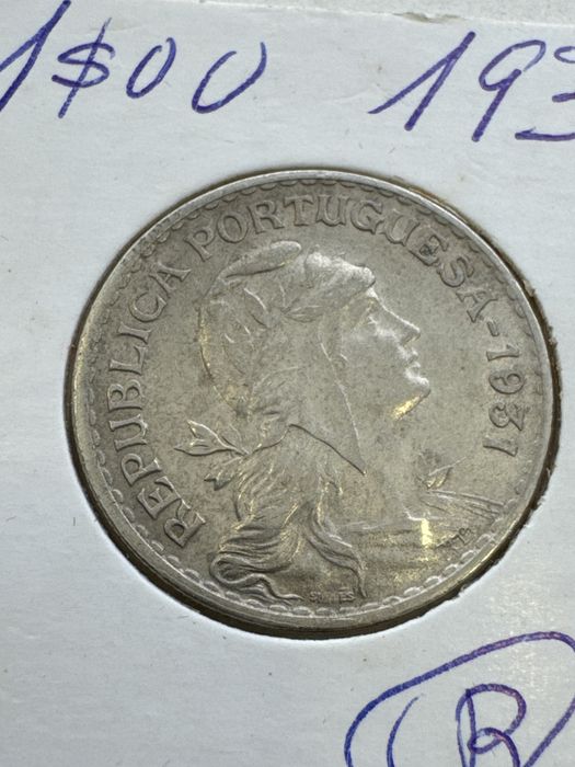 1 escudo 1931 Alpaca Bela