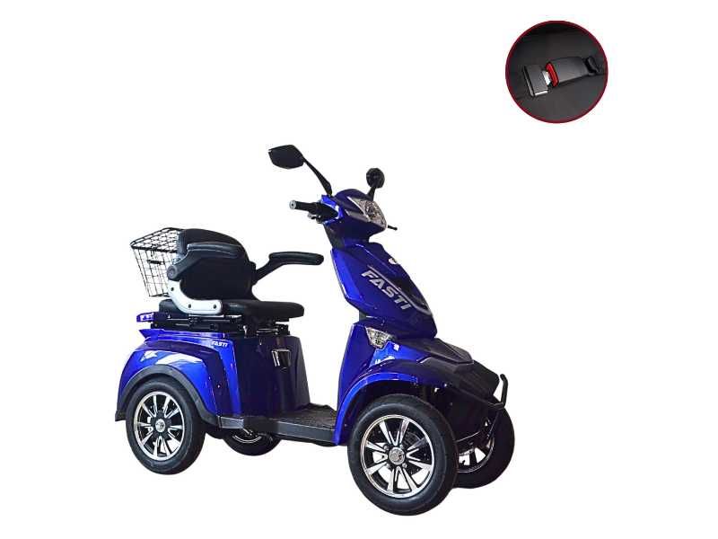Skuter elektryczny FASTI 4 czterokołowy + pas