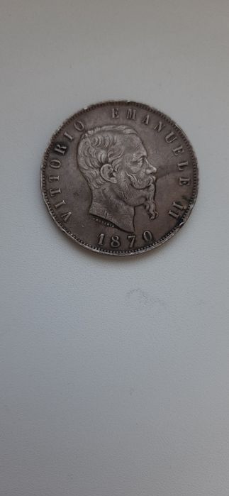 Монета 5 Lire - Victor Emmanuel II