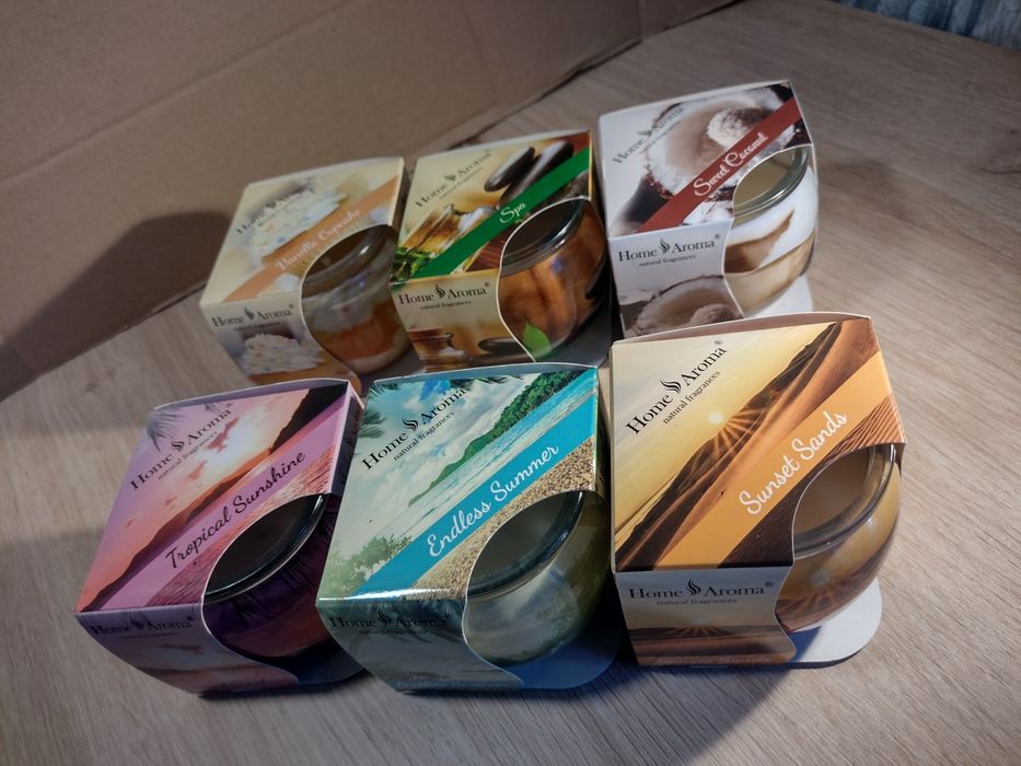 Zestaw 6 świec Home Aroma miks