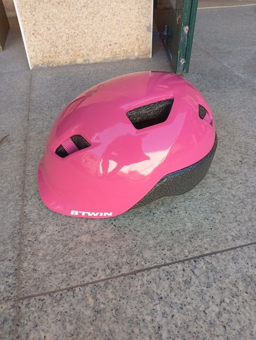 Capacete de Criança B'Twin Rosa