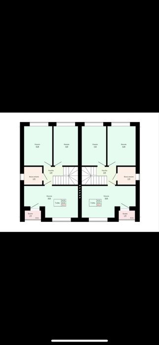 Дуплекс Будинок 100м2 ГАЗ Тарасове