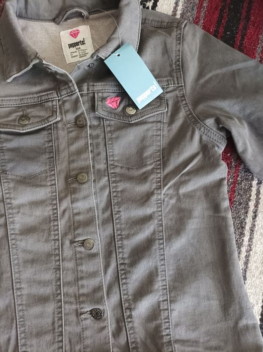 Куртка джинсова, жакет джинсовий, 12-13 років