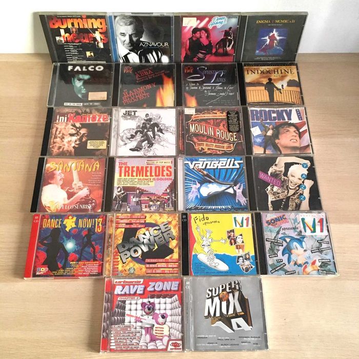 CDs de música - 1€, 2€ e 3€