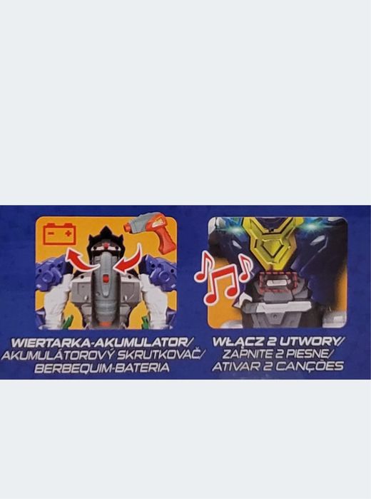 Elefun Robo Creator Internatywny Duży robot składania światło dźwięk