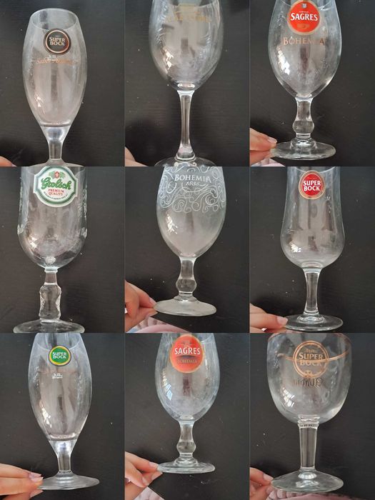Copos de Coleção alguns bastante raros.