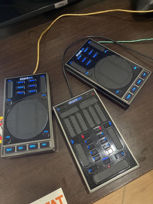 Stanton DJ Controller SCSystem SCS.3m – 3-Part System (x2 Decks + 1 Mixer)64740396452866123