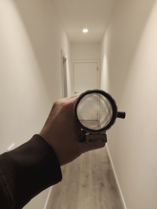 Vector optics S6 LPVO + Geissel mount com RMR