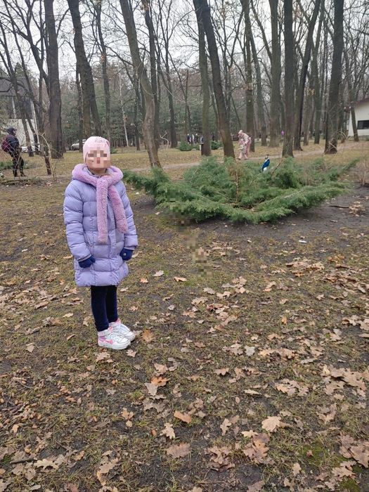 Зимова курточка, зимове пальто на дівчинуку 134р.