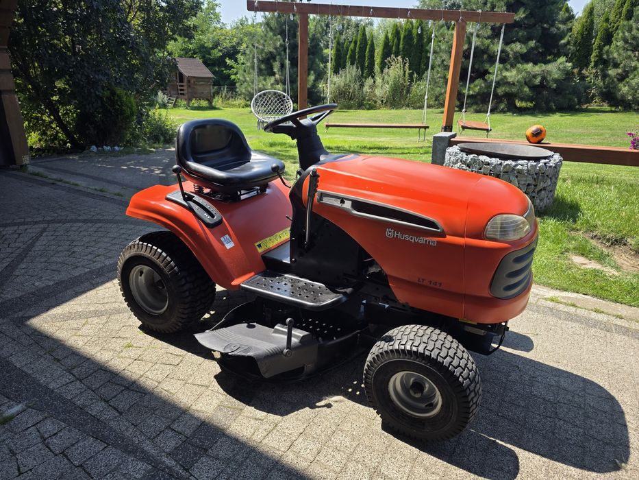 Husqvarna LT141 14HP Briggs 2 noże Manual  Mulczer  Traktorek Kosiarka
