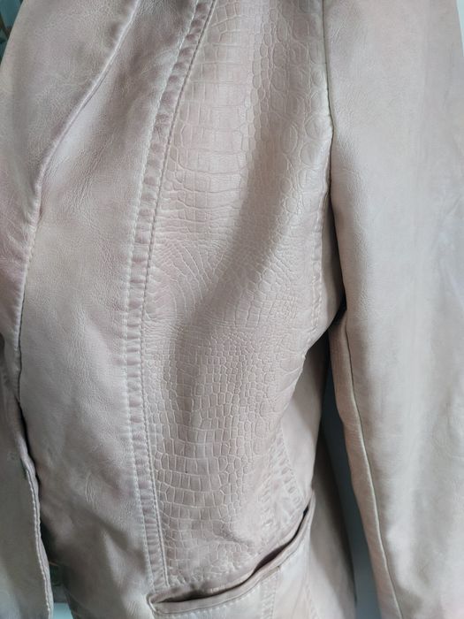 Kurtka przejściowa żakiet damski skóra Rino Pelle Zalando 38 M S 36