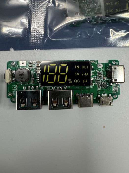 Плата Power bank павербанк контроллер Type C Lightning 5V 2.4A від 10