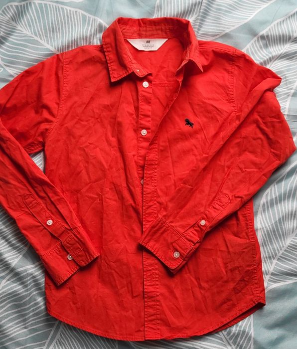 Koszula H&M 134 oryginalny kolor