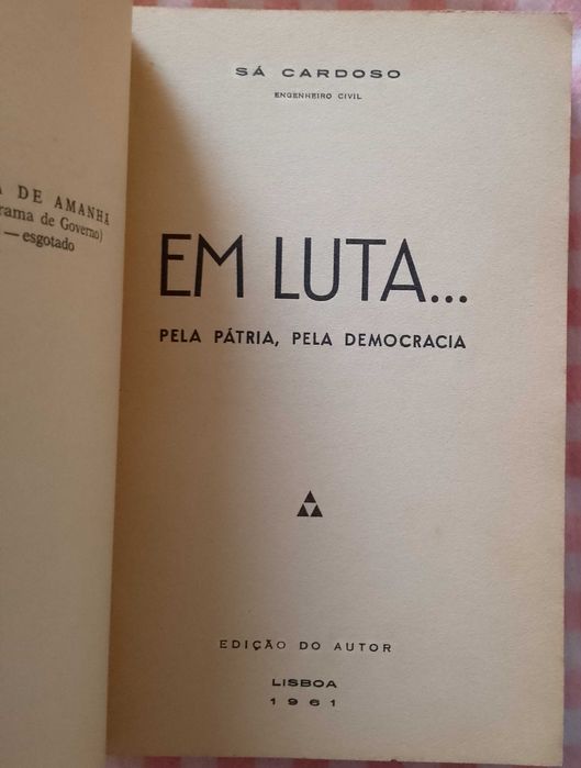Em luta... pela pátria, pela democracia, Sá Cardoso