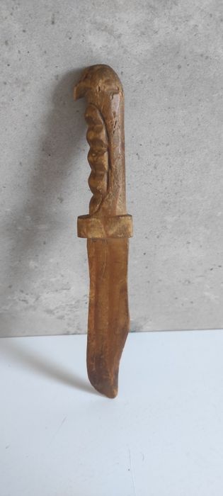 Ręcznie Rzeźbiony Nóż Vintage Aikido