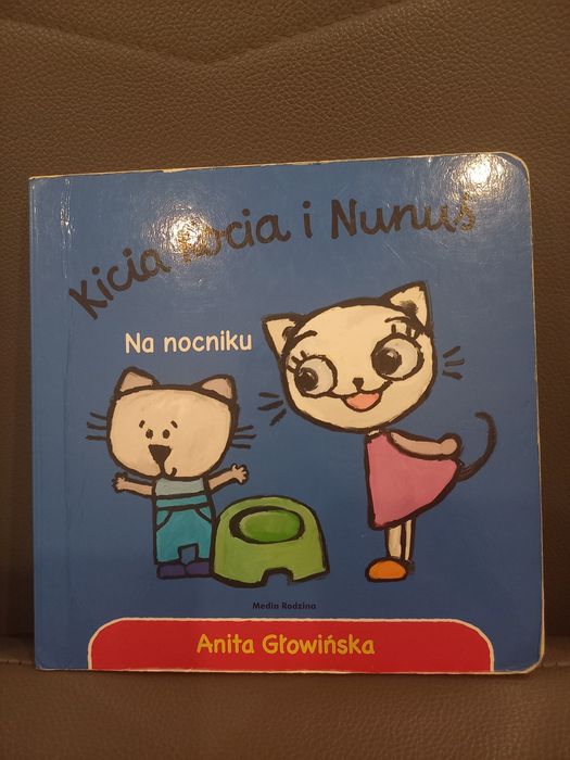 książka Kicia Kocia i Nunuś "na nocniku"
