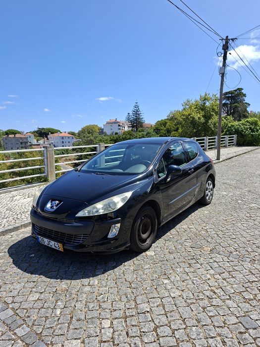 Peugeot 308 preto 2 lugares
