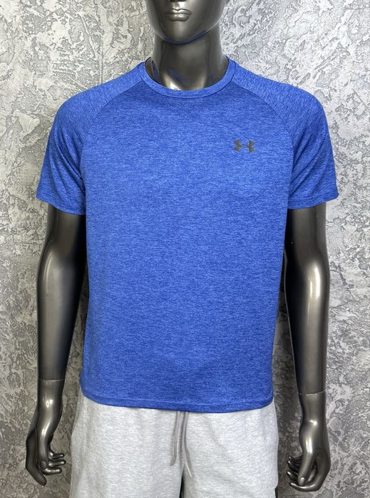 Under Armour Tech Tee футболка M размер спортивная синяя