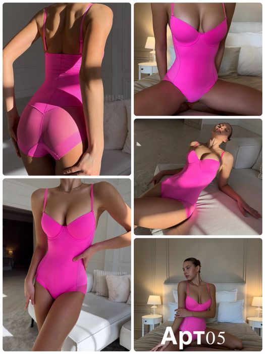 Коригуюче боді з чашками / утягуючий комбідрес боди утягивающий