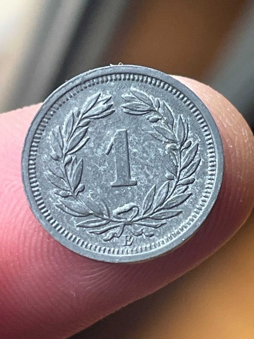 moeda 1 rappen 1946 Suiça