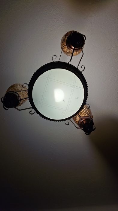 Lampa sufitowa  z czasów PRL