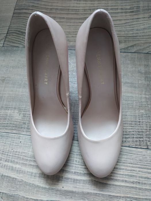 Buty damskie  kolor brudny róż