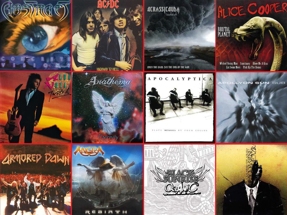 84 CDs - Metal - Raros - Muito Bom Estado