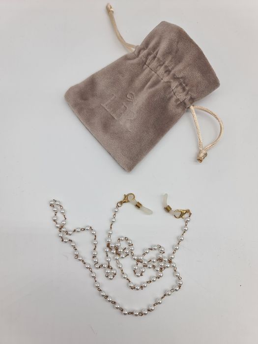 Corrente para óculos senhora com pérolas LBR Store