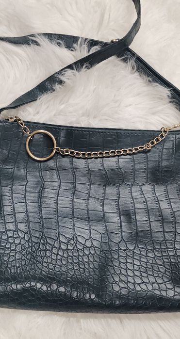 Torebka listonoszka zielona