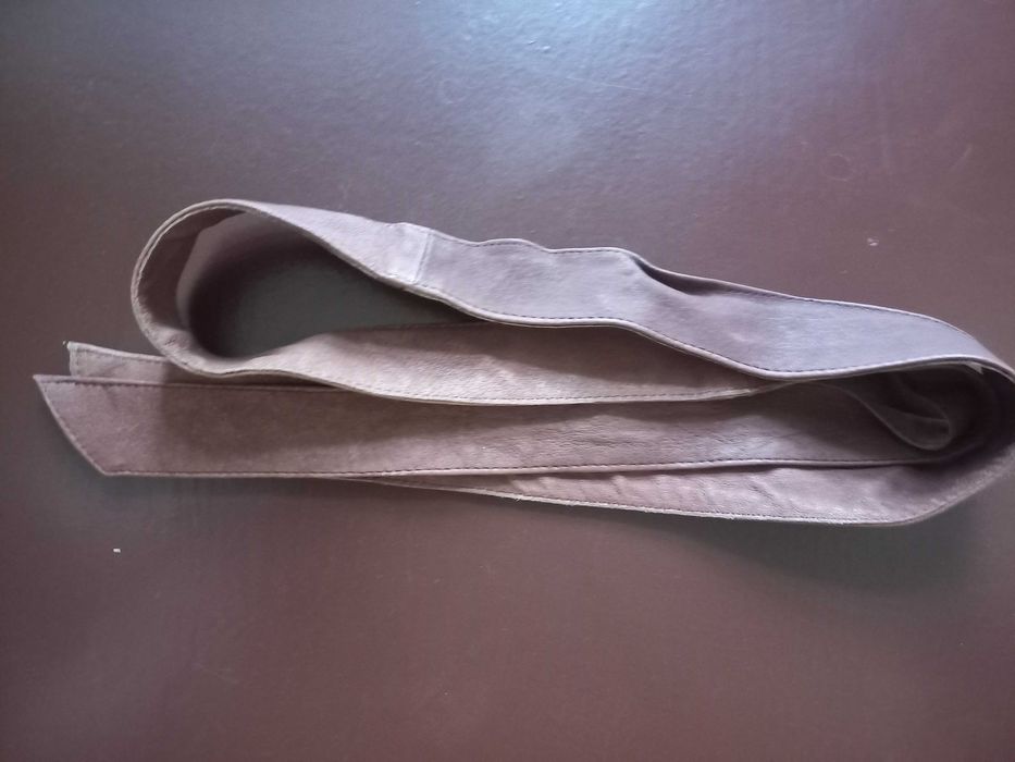 Пояс кожаний (натуральна кожа-замша)