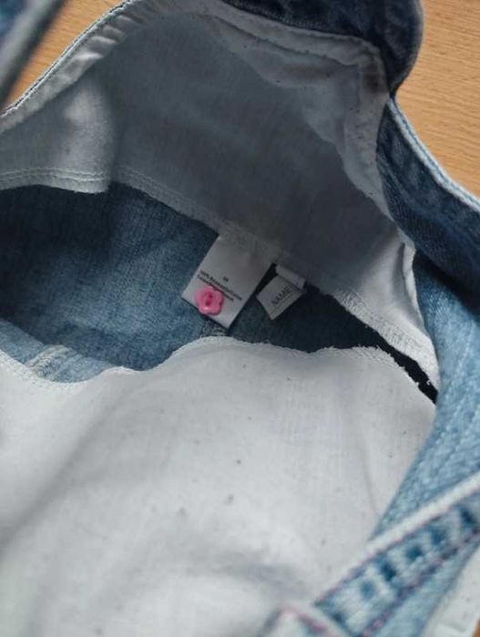 Jeansowa sukienka 68 na wiosnę