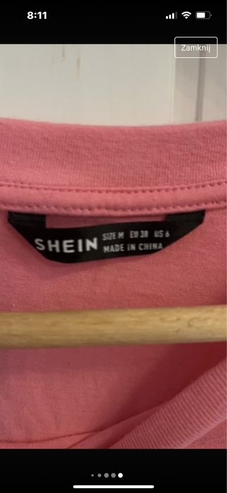 tshirt Shein rozmiar M