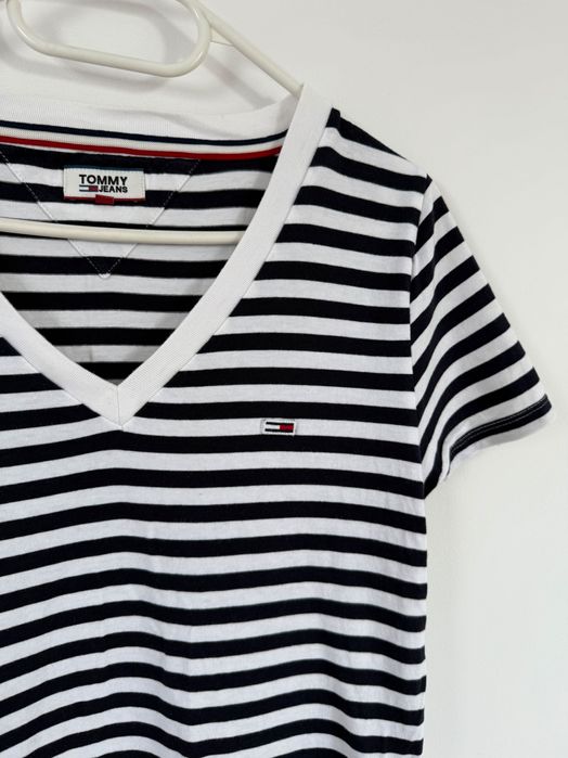T-shirt w paski Tommy Jeans