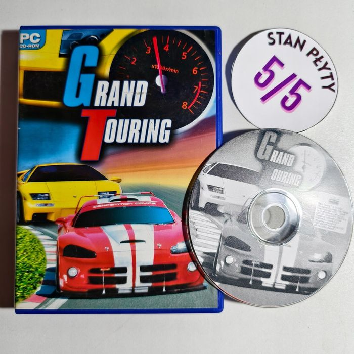 gra pc - grand touring - wydanie pudełkowe retro