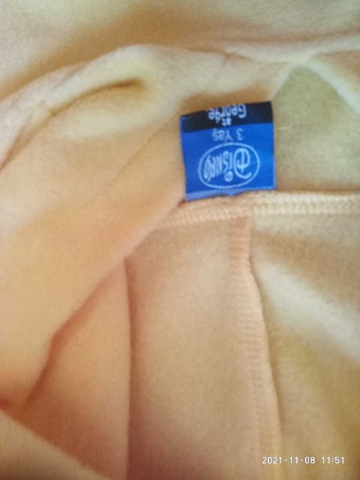 żółta bluza polarowa z myszką minnie