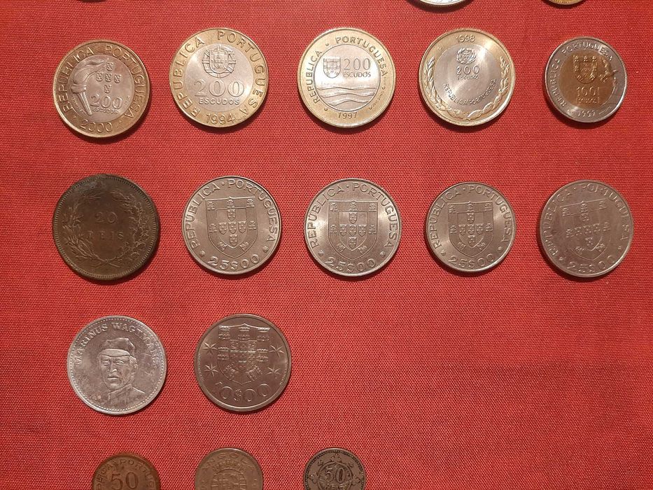 Moedas antigas (vários países)