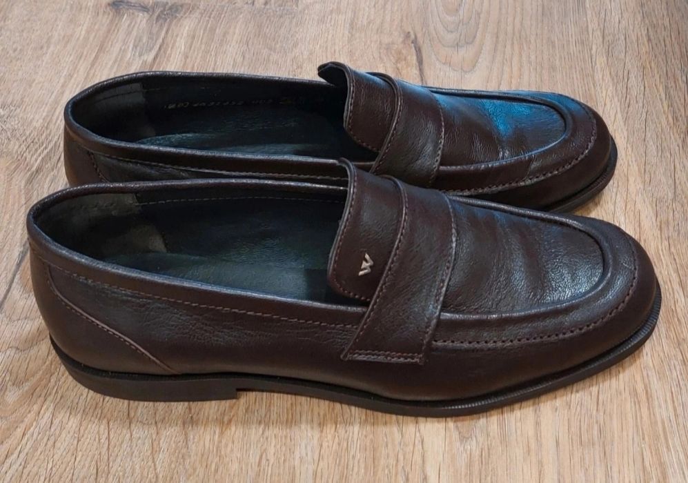 Wojas skórzane mokasyny damskie w kolorze brązowym rozmiar 40