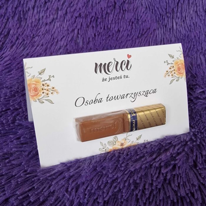 Podziękowanie dla gości - Winietka Merci