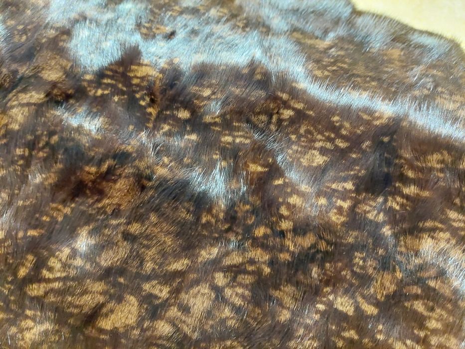 FENDI prawdziwe norki przepiękna narzuta 220 cm x 200 cm