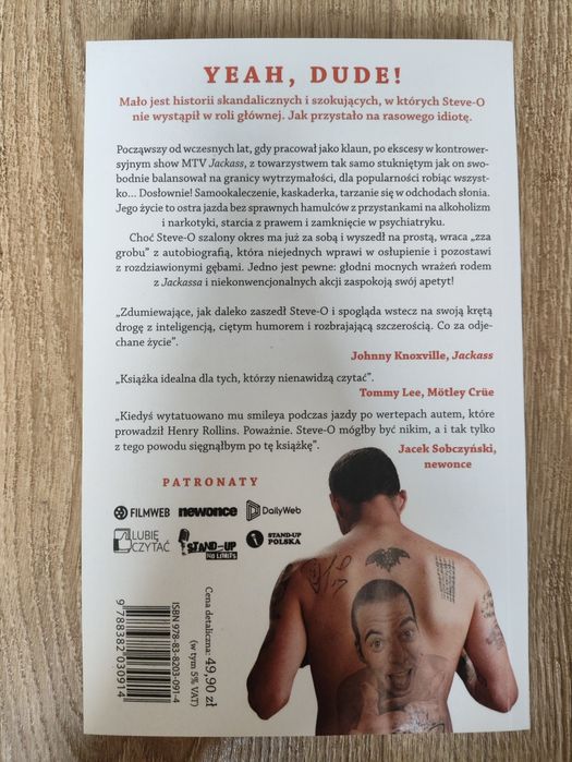 Steve-O, Profesjonalny Idiota, Stephen Glover, David Peisner