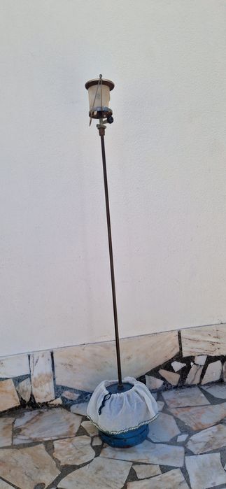Campingaz bilha + pe de cobre + lanterna
