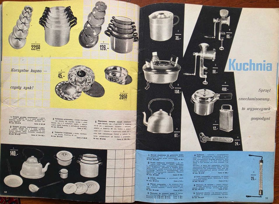 Katalog wysyłkowy 1966 PRL