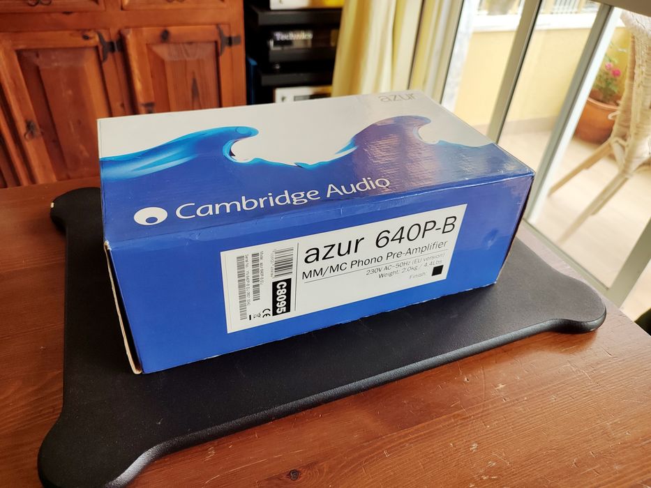 Cambridge Audio Azur 640P-B pré amplificador Phono MM/MC C/Novo!