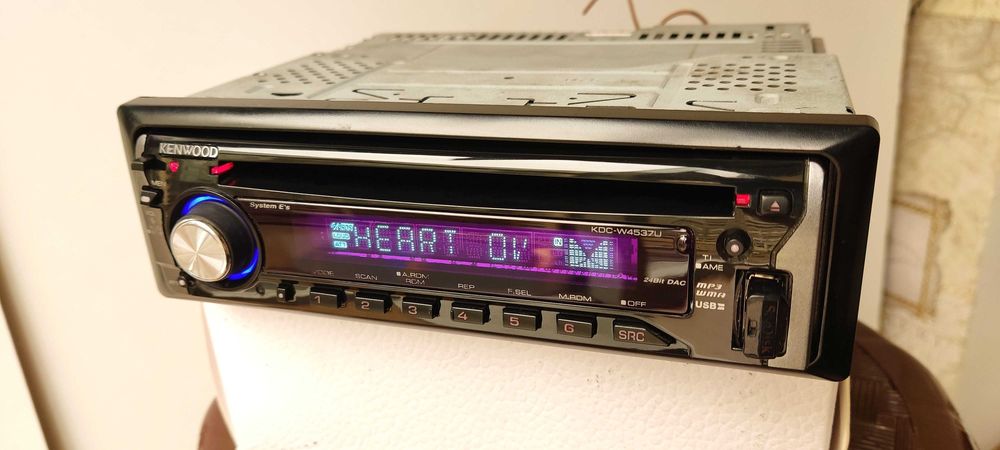 Kenwood KDC-W4537U ЦАП 24-бит 4х50 магнитола - оригинал!