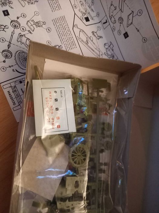 Zestaw 25 PDR Field gun & Quad 1:72 AirFix