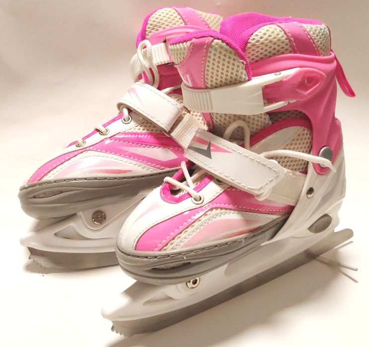 Łyżwy dla dziewczynki  regulowane 31-34 sport vida