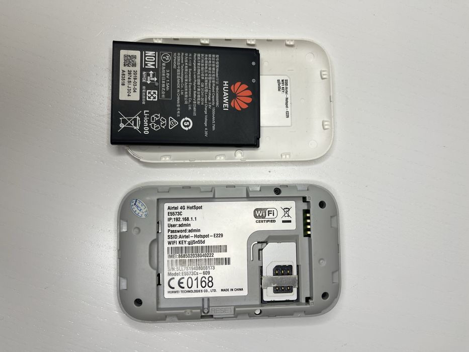 Airtel 4G/5G HotSpot E5573C WIFI